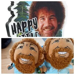 Bob Ross slippers